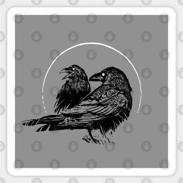 Ravens Sticker by vvilczy